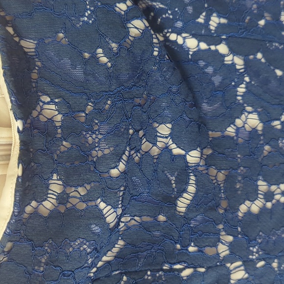 Altar'd State Navy Blue Off Shoulder Dress - Small - Picture 4 of 4